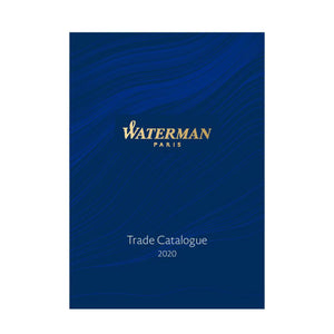 Waterman Hemisphere Fountain Pen StainlessSteel Gold Trim Black Ink Gift Box