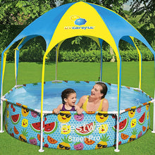 Load image into Gallery viewer, Bestway Steel Pro UV Careful Splash-in-Shade Play Pool,  8&#39; x 20&quot;/2.44m x 51cm