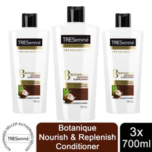 Load image into Gallery viewer, 3xof700ml Tresemme Procollection Botanique Nourish&amp;Replenish Natural Conditioner