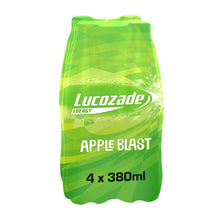 Load image into Gallery viewer, Lucozade Energy Apple Sparkling Energy Drink Powered By Glucose, 24x380ml