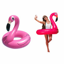 Load image into Gallery viewer, RMS Jumbo Inflatable Pink Flamingo Swim Ring For Beach &amp; Pool on Summer