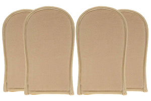PMS Soft Glove Applicator & Pair Of Body Scrub Gloves in Assorted Colors: