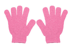 PMS Soft Glove Applicator & Pair Of Body Scrub Gloves in Assorted Colors: