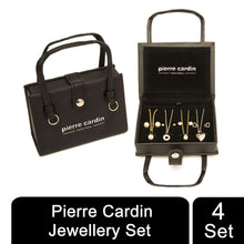 Load image into Gallery viewer, Pierre Cardin Necklace and Earring Set with Black Case, 4 Set