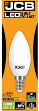 Load image into Gallery viewer, JCB LED Energy Saving  E14 Candles Light Bulb Warm White, Pack of 1