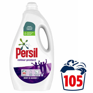 2 or 4pk Persil Liquid Washing Detergent, Non-Bio, Bio or Colour Protect 105Wash