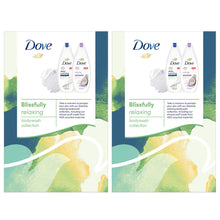 Load image into Gallery viewer, Dove Blissfully Relaxing Body Wash 2pcs Gift Set For Her with Shower Puff