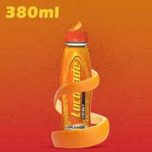 Load image into Gallery viewer, Lucozade Orange Glucose Sparkling Energy Fizzy Drink 380ml, 24 Pack