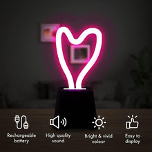 Load image into Gallery viewer, Aquarius NEON Bluetooth speaker with Vivid LED Lights