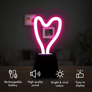 Aquarius NEON Bluetooth speaker with Vivid LED Lights