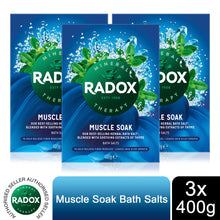 Load image into Gallery viewer, Radox Mineral Therapy Muscle Soak Herbal Bath Salt, 400g