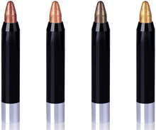 Load image into Gallery viewer, 4 Pieces Glitter Pencil for lips and eyes