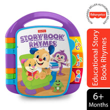 Load image into Gallery viewer, Fisher-Price Laugh &amp; Learn Storybook Rhymes with Music &amp; Phrases for Ages 6+