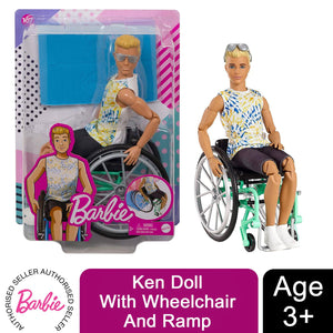 Ken Doll #167 with Wheelchair and Ramp