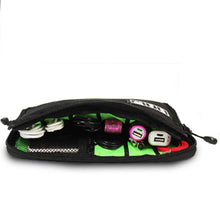 Load image into Gallery viewer, Aquarius Multi-Purpose Nylon Travel Electronics Organiser Storage Bag, Black