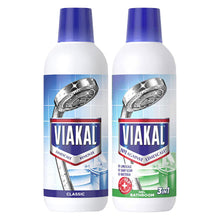 Load image into Gallery viewer, 1 of Each Viakal Classic &amp; 3in1 Anti-Bacterial Limescale Remover Liquid, 500ml