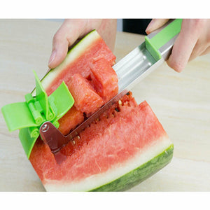 Haven Household Stainless Steel Watermelon Cubes Slicer Cutter