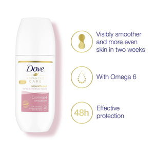 3x100ml Dove Advanced Care Calming Blossom Anti-Perspirant Deodorant Roll-On