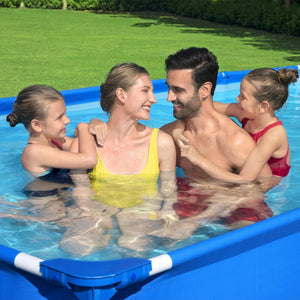 Bestway Steel Pro Rectangular Blue or Round Colourful Design Fun Family Pool