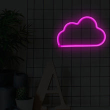 Load image into Gallery viewer, Aquarius Neon Cloud Shape Neon Light Pink Color LED Night Lights