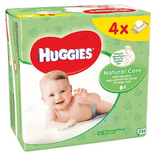 Load image into Gallery viewer, Huggies Natural Care Baby Wipes with Natural Fibres &amp; Aloe Vera, 56 Wipes