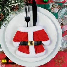 Load image into Gallery viewer, Snow White Luxury Christmas Cutlery Holders , Set Of 2