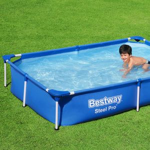 Bestway Steel Pro 7'3" x 59" x 17"/2.21m x 1.50m x 43cm Frame Swimming Pool