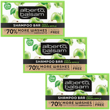 Load image into Gallery viewer, 3x or 6x Each Alberto Balsam Fruity Shampoo Bar With ArganOil &amp; Plastic Free,75g