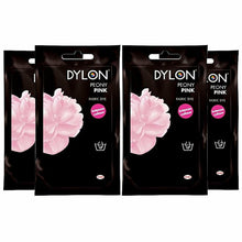 Load image into Gallery viewer, DYLON Hand Fabric Dye Sachet, Peony Pink, 4 Packs of 50g