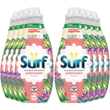 Load image into Gallery viewer, 4x or 8x (96W or 192W) Surf Long Lasting Fragrance Liquid Detergent 24W, 648ml