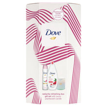 Load image into Gallery viewer, Dove Radiantly Refreshing Gift Set Present For Women, Girls, Mum, Bath &amp; Candles