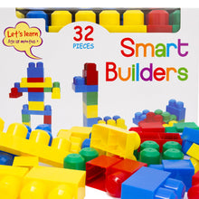 Load image into Gallery viewer, Let&#39;s Learn 32pcs Smart Builders, Gift for kids Multi-coloured