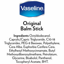 Load image into Gallery viewer, 3x4g Vaseline Lip Therapy+SPF15 PetroleumJelly Stick - Aloe/Original/Cocoa/Rosy