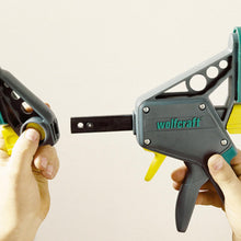 Load image into Gallery viewer, wolfcraft EHZ PRO One-Hand Clamp for Clamping and Opening, 100/300 mm