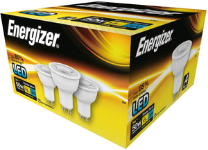 4 Pack ENERGIZER LED S9451 GU10 370LM Energy Saving Bulbs