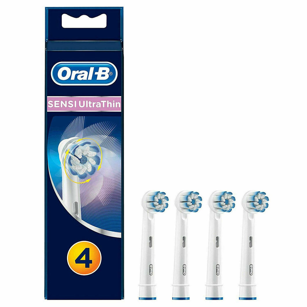 Oral-B Sensi Ultra-Thin Electric Toothbrush Heads - 4 Heads
