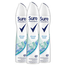 Load image into Gallery viewer, Sure Women Motion Sense Antiperspirant Deodorant, 3 Pack, 250ml