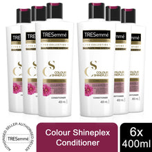 Load image into Gallery viewer, 6xof400ml TRESemme ProCollection ColourShineplexSulphateFree LowFoamConditioner