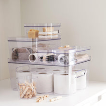 Load image into Gallery viewer, SmartStore Compact Clear Storage Box with Transparent Lid - Large, 15.4 Litres