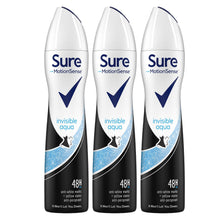 Load image into Gallery viewer, Sure Women Motion Sense Antiperspirant Deodorant, 3 Pack, 250ml