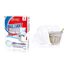 Load image into Gallery viewer, Dylon Brilliant White Repair with Oxi Stain Remover, 5 Sachets, 1pk or 6 pk
