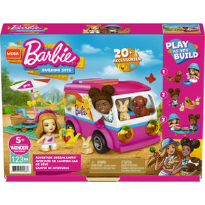 Mega Construx Barbie Adventure DreamCamper Set for Kids