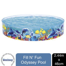 Load image into Gallery viewer, Bestway Fill-N-Fun Odyssey Paddling Pool for Kids 244 X 46 cm