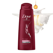 Load image into Gallery viewer, 4pk of 400ml Dove Nutritive Solutions Pro-Age Shampoo For Brittle Hair