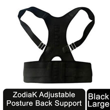 Load image into Gallery viewer, Aquarius Corrector Adjustable Posture Black - Large