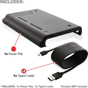 Nintendo Switch 5000mAh Rechargeable Extended Battery Charger Case Compact Travel Backup Battery Pack 