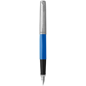 Parker Jotter Fountain Pen Originals Blue Finish Medium Nib Blue & Black Ink