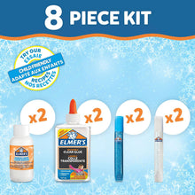Load image into Gallery viewer, Elmer's Slime Kit Glue Frosty with 8 Pc Clear Glitter GluePens &amp; MagicalLiquid