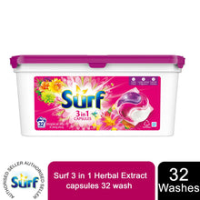 Load image into Gallery viewer, 96W(32Wx3)Surf Tropical Lily LaundryCapsule &amp; 85WComfort Pure Fabric Conditioner