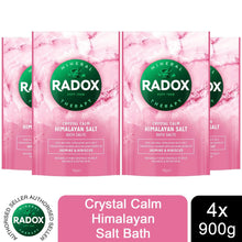 Load image into Gallery viewer, 4x of900g Radox Mineral Therapy Muscle Relax, Restore, Detox, or Calm Bath Salts
